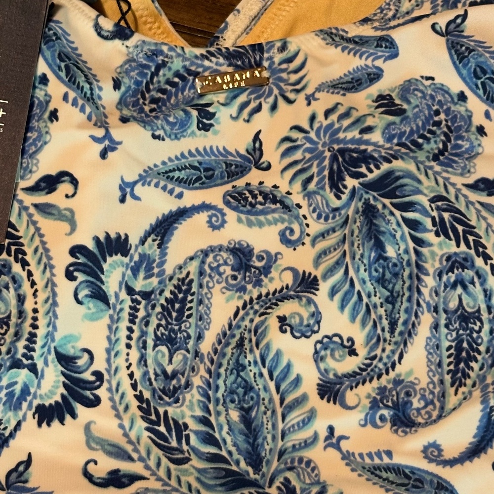 Cabana Life Charleston Wrap One Piece Swim Suit size S and M - Picture 9 of 10